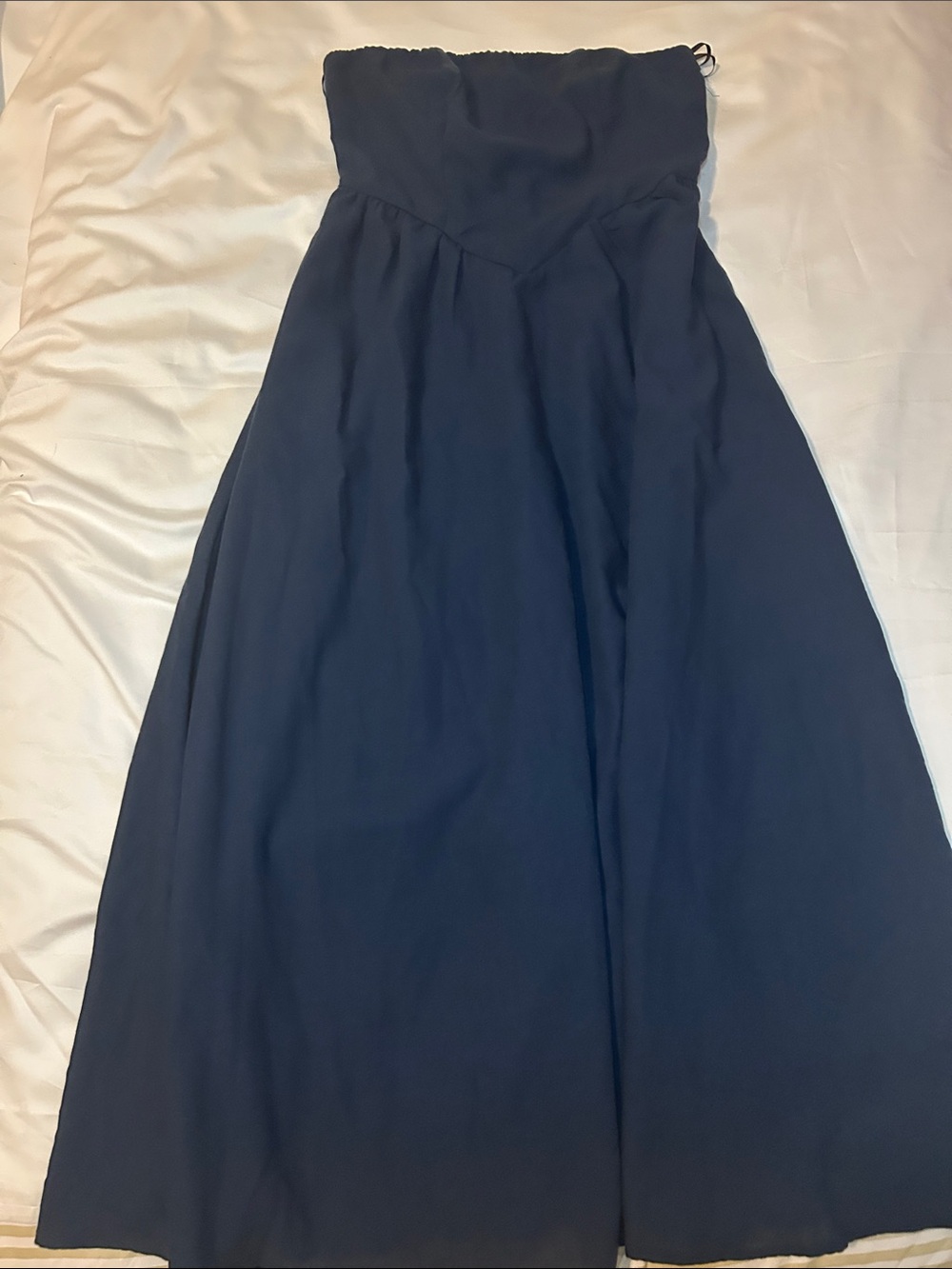 Amazon Navy Strapless Maxi dress